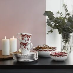 Bjørn Wiinblad Christmas Plate Ø 20 Cm -Bloomingville Decor Store 27629 01 02 c7b23e2ca6