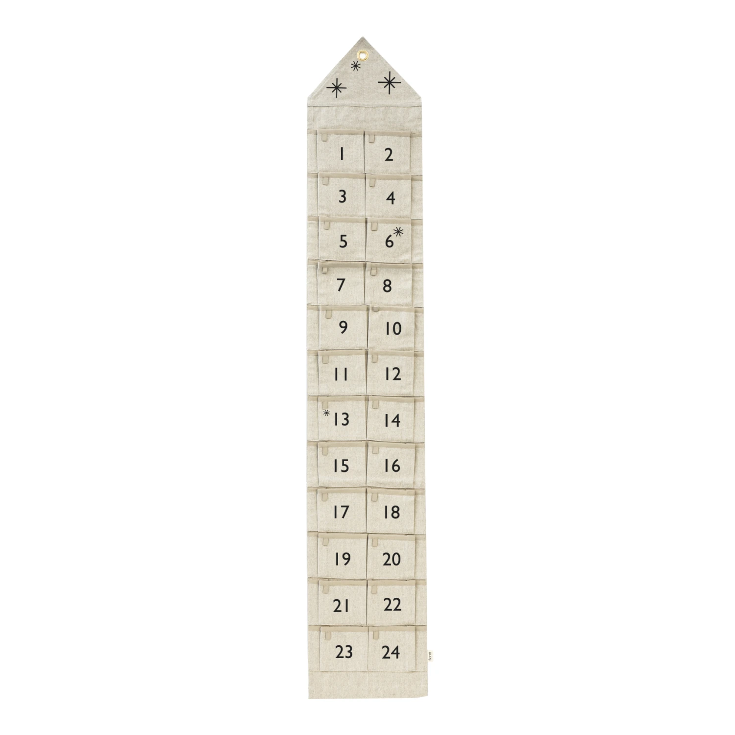 Ferm LIVING Star Christmas Calendar House 150 Cm 1 Ferm LIVING Star Christmas Calendar House 150 Cm