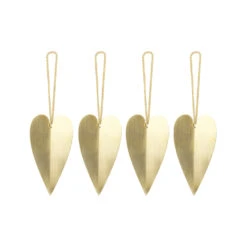 Ferm LIVING Heart Brass Christmas Tree Hanger