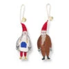 Ferm LIVING Elf Pair Christmas Ornament