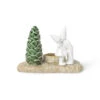 Kähler Christmas Tales Candle Sticks - Christmas Kiss 12 Cm