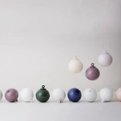 Lyngby Porcelæn Rhombe Christmas Bauble Ø7 Cm 5 Lyngby Porcelæn Rhombe Christmas Bauble Ø7 Cm -Bloomingville Decor Store 505023 01 3 EnvironmentImage e642810d72