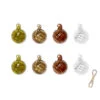 Ferm LIVING Twirl Christmas Bauble Small Ø4 Cm 8-pack