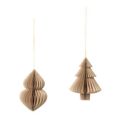 Broste Copenhagen Christmas Mix Tree Christmas Bauble 2-pack