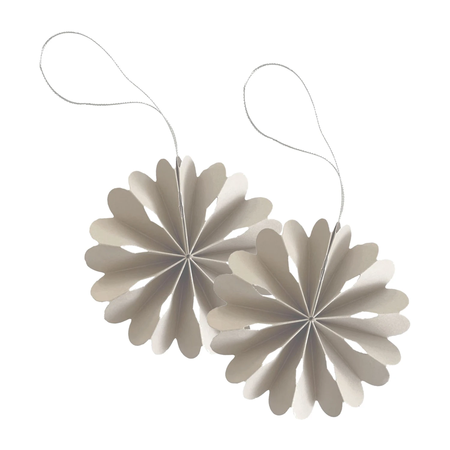 Paper Flowers Christmas Ornament 1 Paper Flowers Christmas Ornament