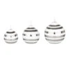 Kähler Omaggio Christmas Baubles 3-pack