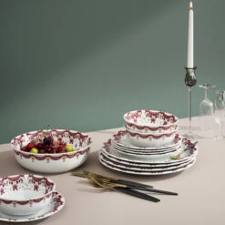 Bjørn Wiinblad Christmas Plate Ø 28 Cm -Bloomingville Decor Store p 30502 01 02 09384dc4ae